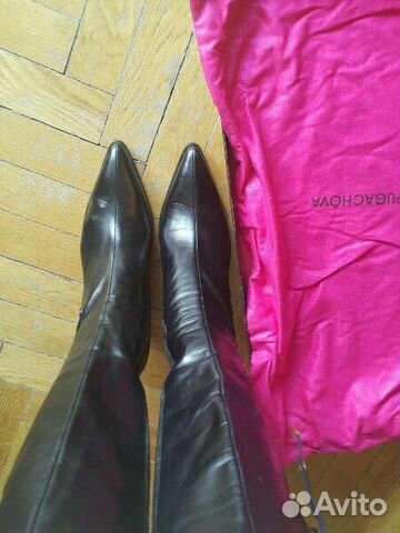 Сапоги женские кожаные Alla Pugacheva 41 размер Сапоги женские кожаные Alla Pugacheva 41 размер
