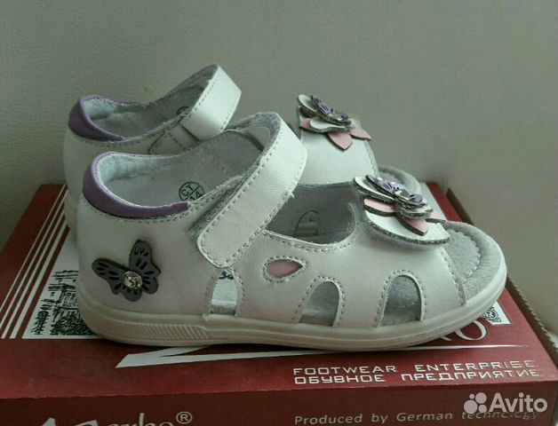 Сандалии sanMarko, нат. кожа. Новые р.25