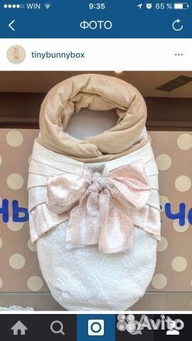 Мешок для младенца на выписку
