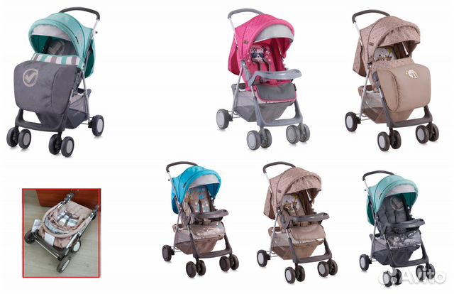 Летняя компактная колясочка новая