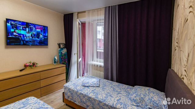 

1-к. квартира, 40 м², 3 кровати