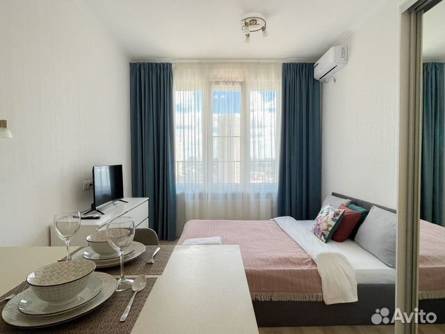 

Квартира-студия, 24 м², 1 кровать