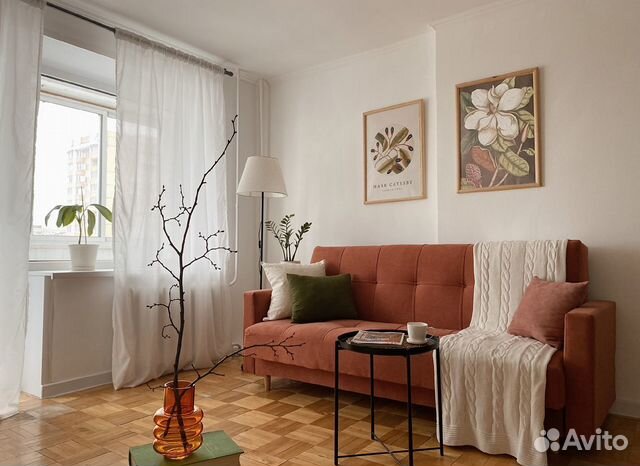 

1-к. квартира, 37 м², 2 кровати
