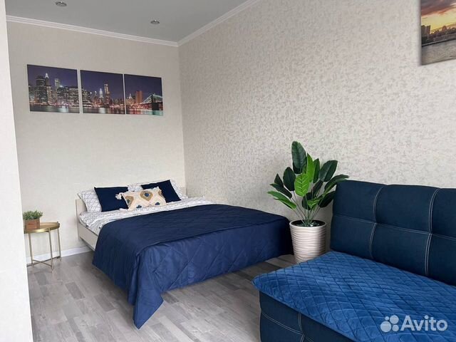 

1-к. квартира, 38 м², 2 кровати