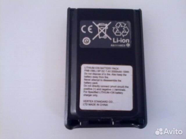 Аккумулятор Vertex Standard FNB-V96Li новый