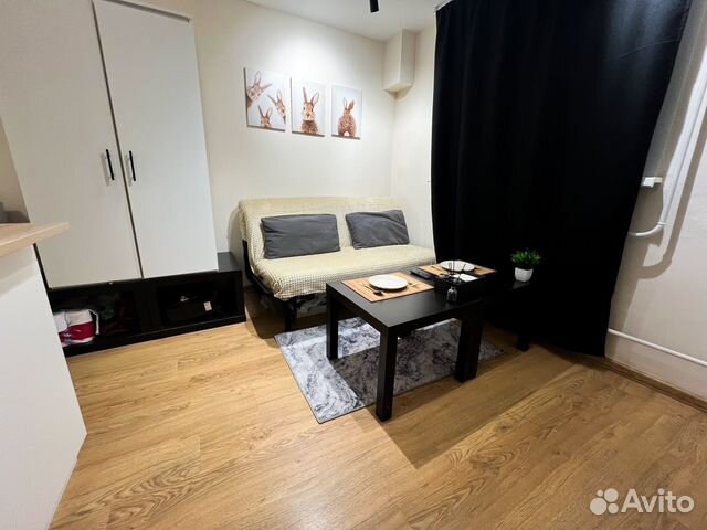 

Квартира-студия, 17 м², 1 кровать