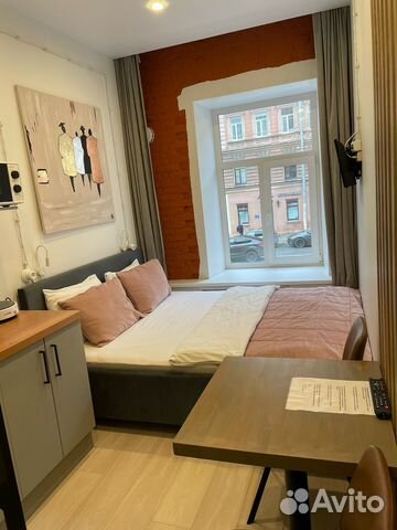 

Квартира-студия, 10 м², 1 кровать