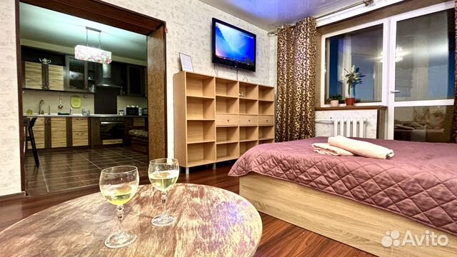 

1-к. квартира, 54 м², 4 кровати