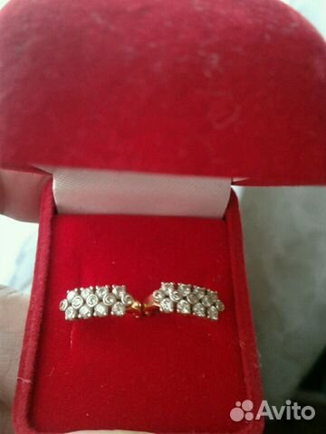 Золотые серьги