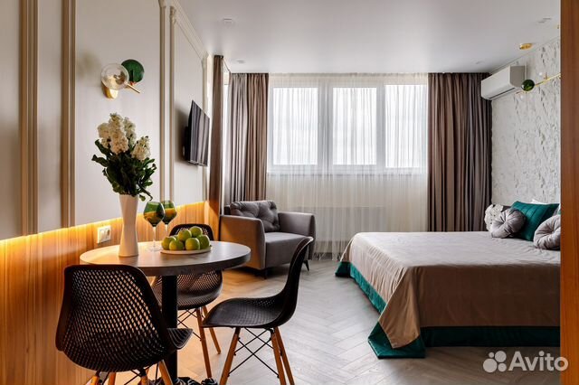 

Квартира-студия, 35 м², 2 кровати