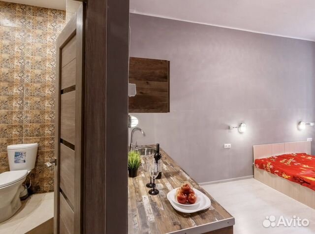 

Квартира-студия, 25 м², 2 кровати
