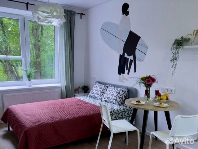 

Квартира-студия, 22 м², 1 кровать