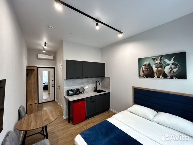 

Квартира-студия в апарт-отеле, 17 м², 1 кровать