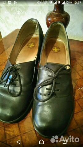 Туфельки кожа DR. martens Туфельки кожа DR. martens