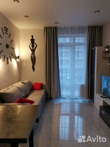 

1-к. квартира, 34 м², 2 кровати