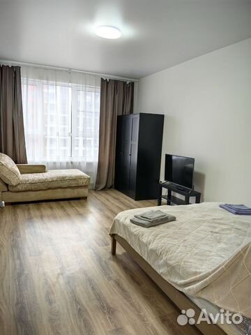 

1-к. квартира, 40 м², 2 кровати