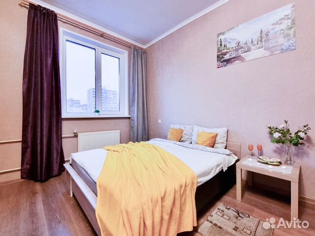 

1-к. квартира, 57 м², 2 кровати