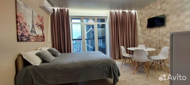 

Квартира-студия, 30 м², 4 кровати