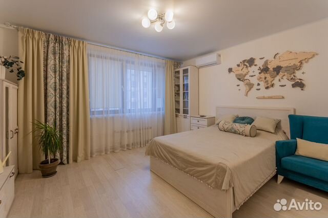 

1-к. квартира, 37 м², 2 кровати
