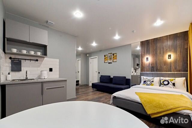 

Квартира-студия, 22 м², 2 кровати