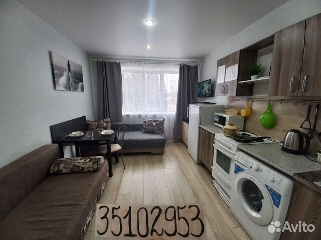 

Квартира-студия, 19 м², 2 кровати