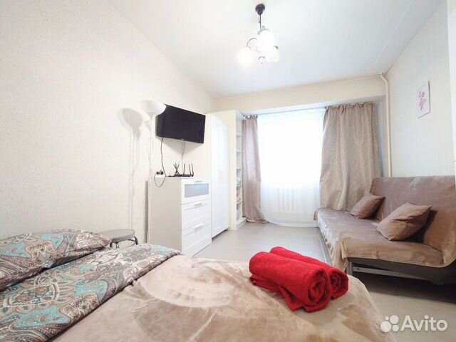 

1-к. квартира, 30 м², 2 кровати