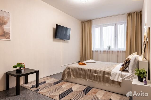 

1-к. квартира, 37 м², 2 кровати