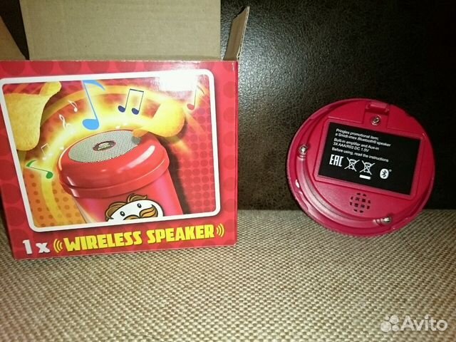 Портативная беспроводная Колонка блютуз pringles