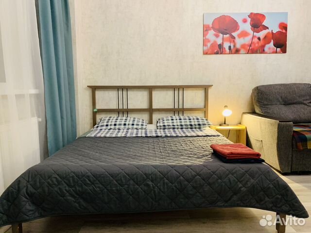 

Квартира-студия, 27 м², 2 кровати