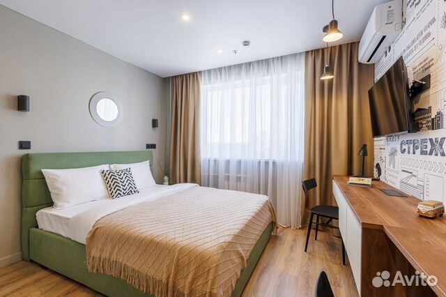 

Квартира-студия в апарт-отеле, 18 м², 2 кровати