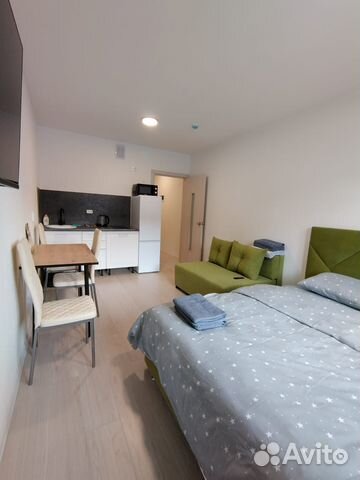 

Квартира-студия, 30 м², 2 кровати