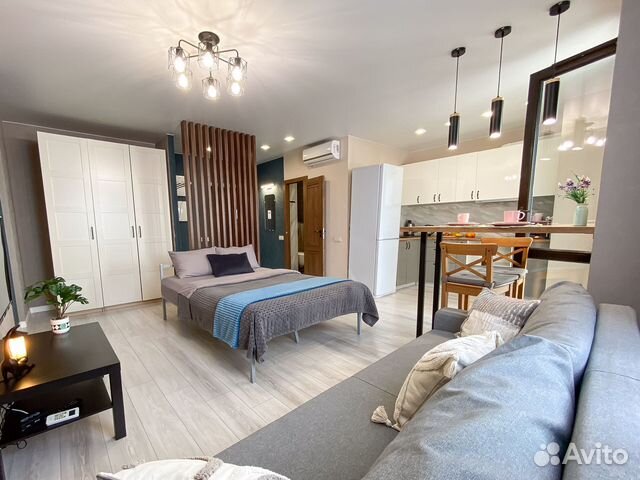 

Квартира-студия, 34 м², 2 кровати