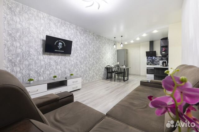 

1-к. квартира, 46 м², 3 кровати