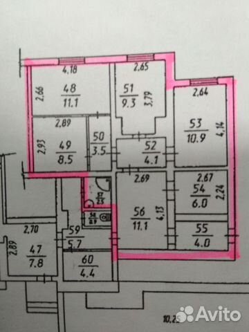 Помещение свободного назначения, 71 м²