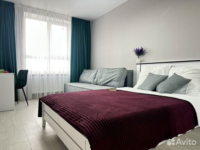 

1-к. квартира, 45 м², 2 кровати