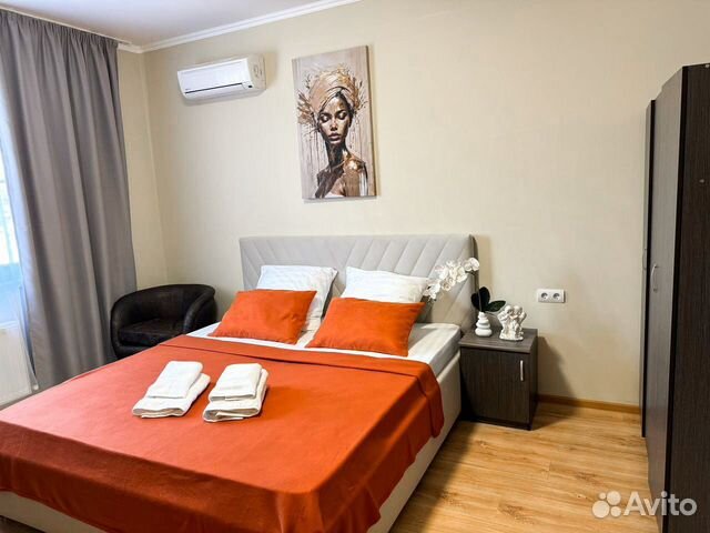 

1-к. квартира, 39 м², 2 кровати