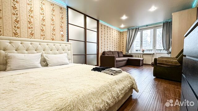 

1-к. квартира, 38 м², 2 кровати