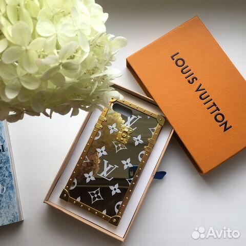Чехол Louis Vuitton Supreme для iPhone 7,8