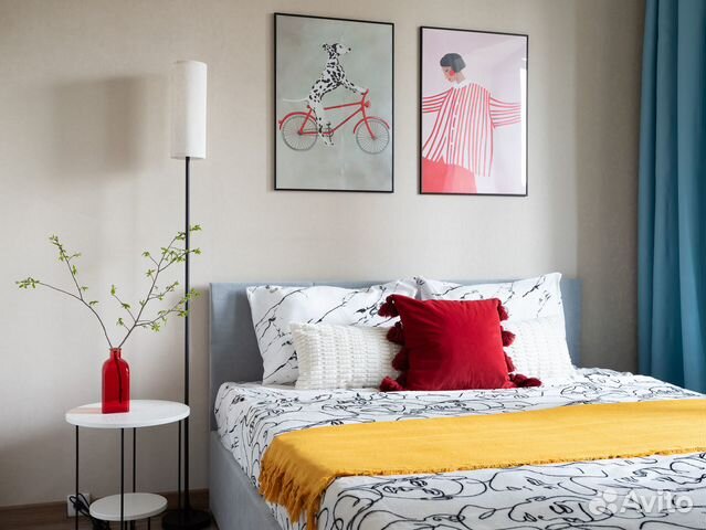 

1-к. квартира, 41 м², 3 кровати