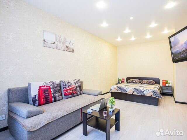 

1-к. квартира, 44 м², 2 кровати