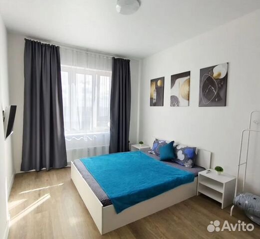 

1-к. квартира, 34 м², 2 кровати
