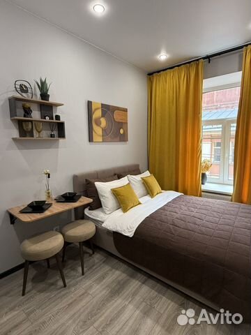 

Квартира-студия, 17 м², 1 кровать