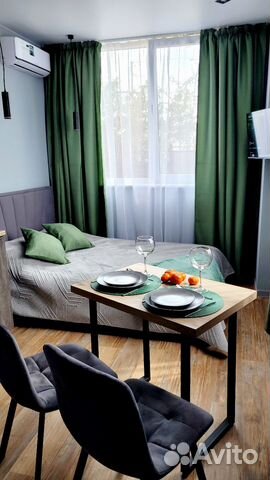 

Квартира-студия, 19 м², 2 кровати