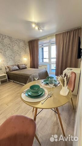 

Квартира-студия, 27 м², 1 кровать