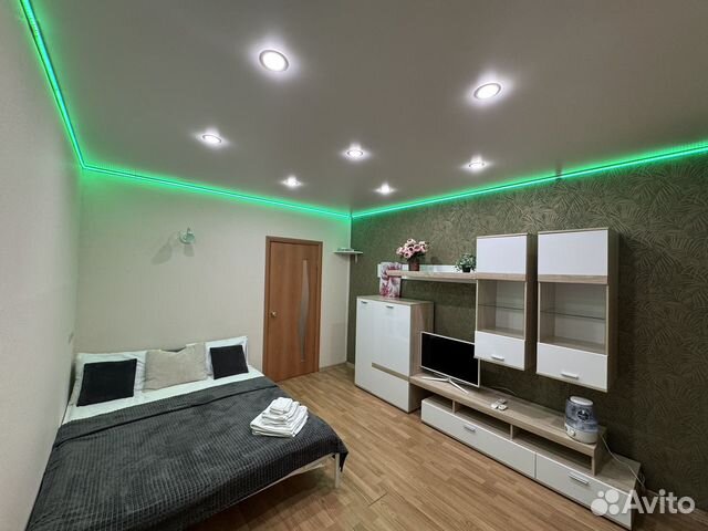 

1-к. квартира, 38 м², 2 кровати