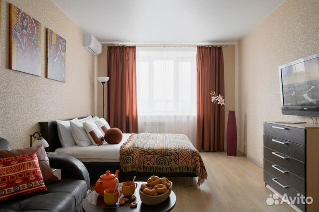 

1-к. квартира, 46,1 м², 3 кровати