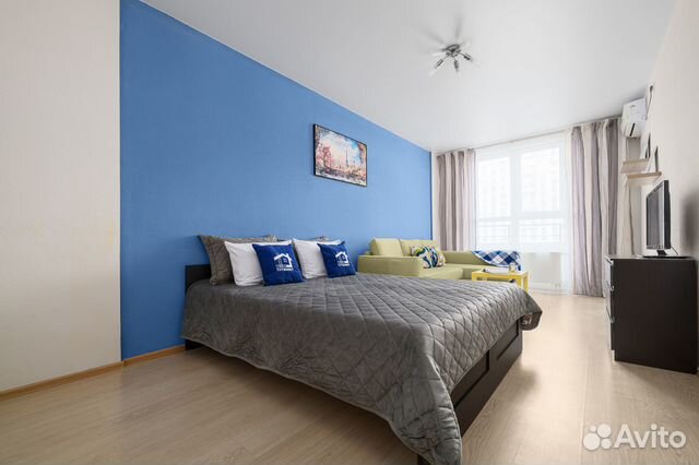 

1-к. квартира, 45 м², 2 кровати