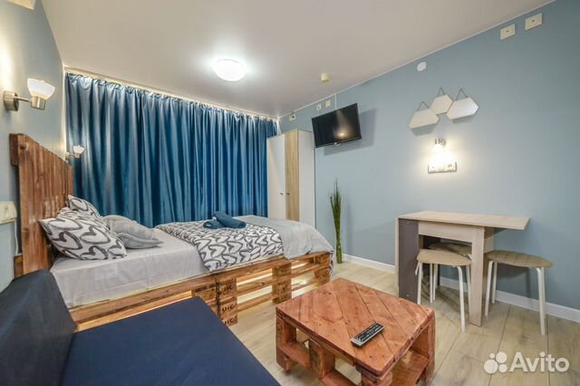 

1-к. квартира, 23 м², 2 кровати