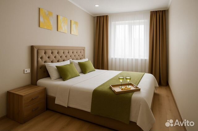 

2-к. квартира, 50 м², 2 кровати