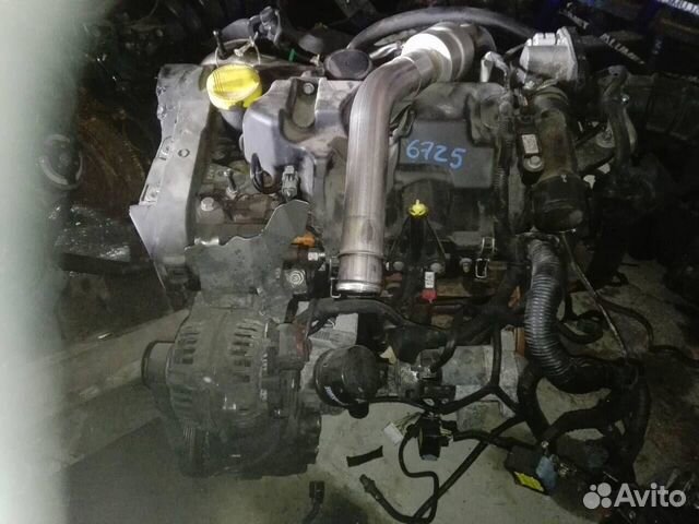 Двигатель Nissan Qashqai 08 г. K9K 1.5 DCi турбо